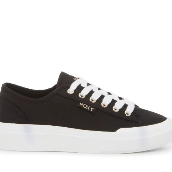 Roxy Marina Women's Black Memory Foa Lace Up Round Toe Sneaker Size 8 NWOB NWT - Picture 6 of 9